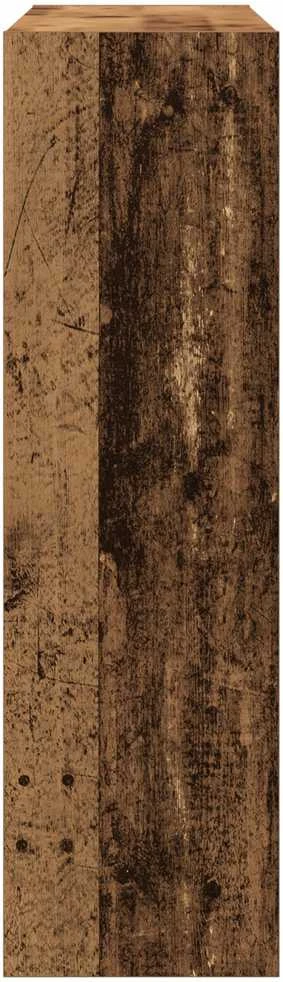 Knygų spinta 3 lygių 100 x 30 x 103 cm Apdirbta mediena