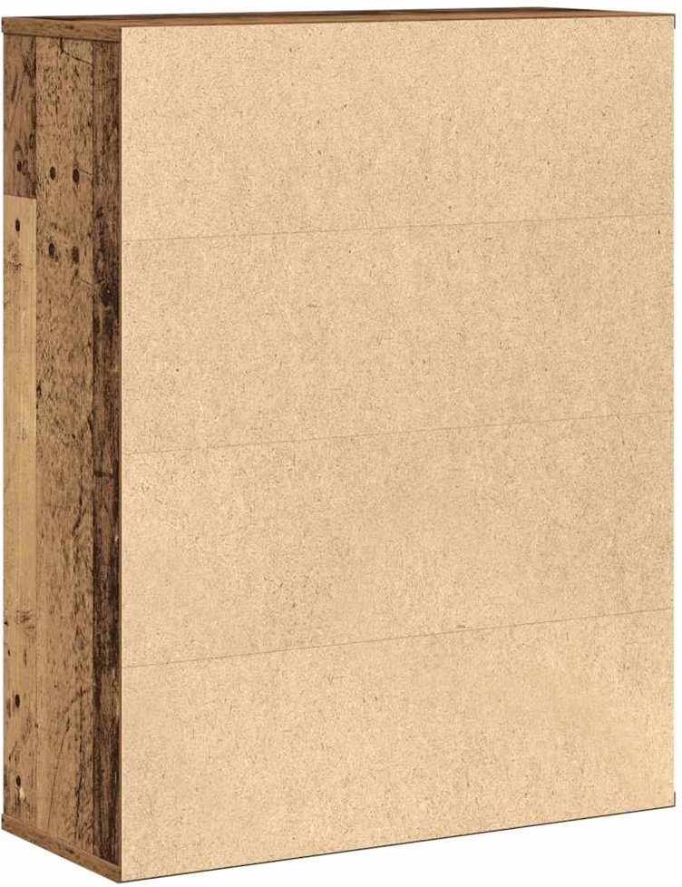 Knygų spinta, medienos, 60x24x76,5cm, apdirbta mediena
