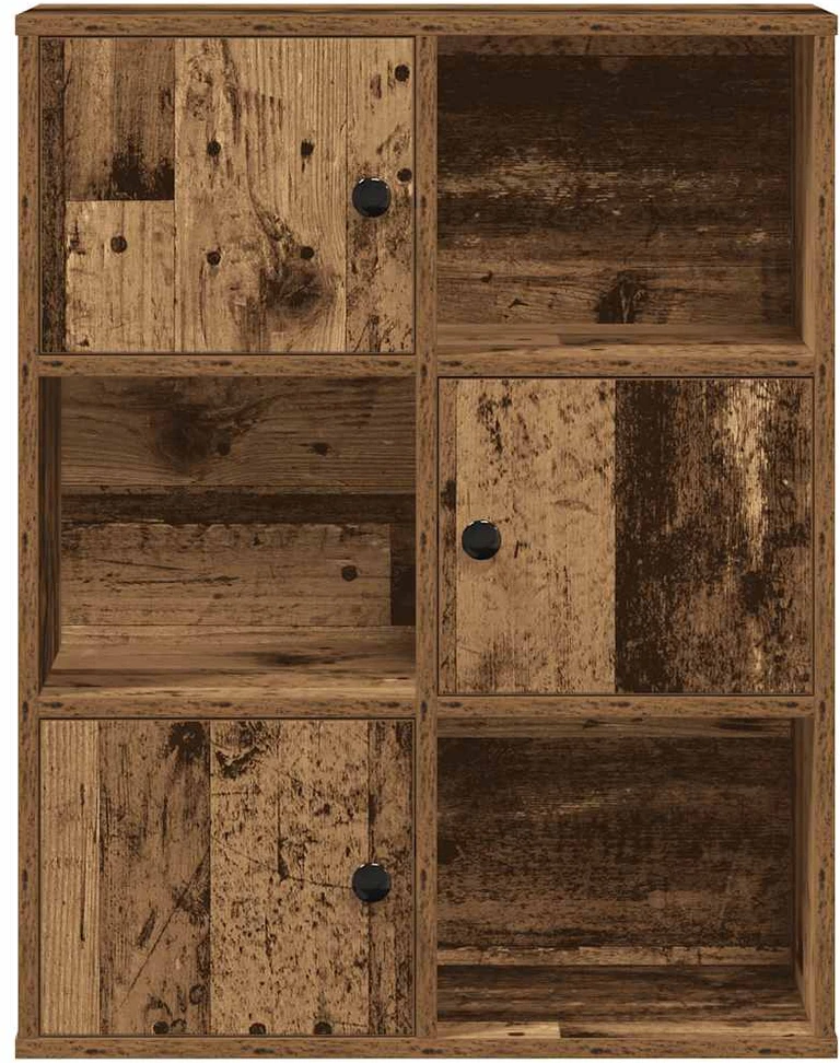 Knygų spinta, medienos, 60x24x76,5cm, apdirbta mediena