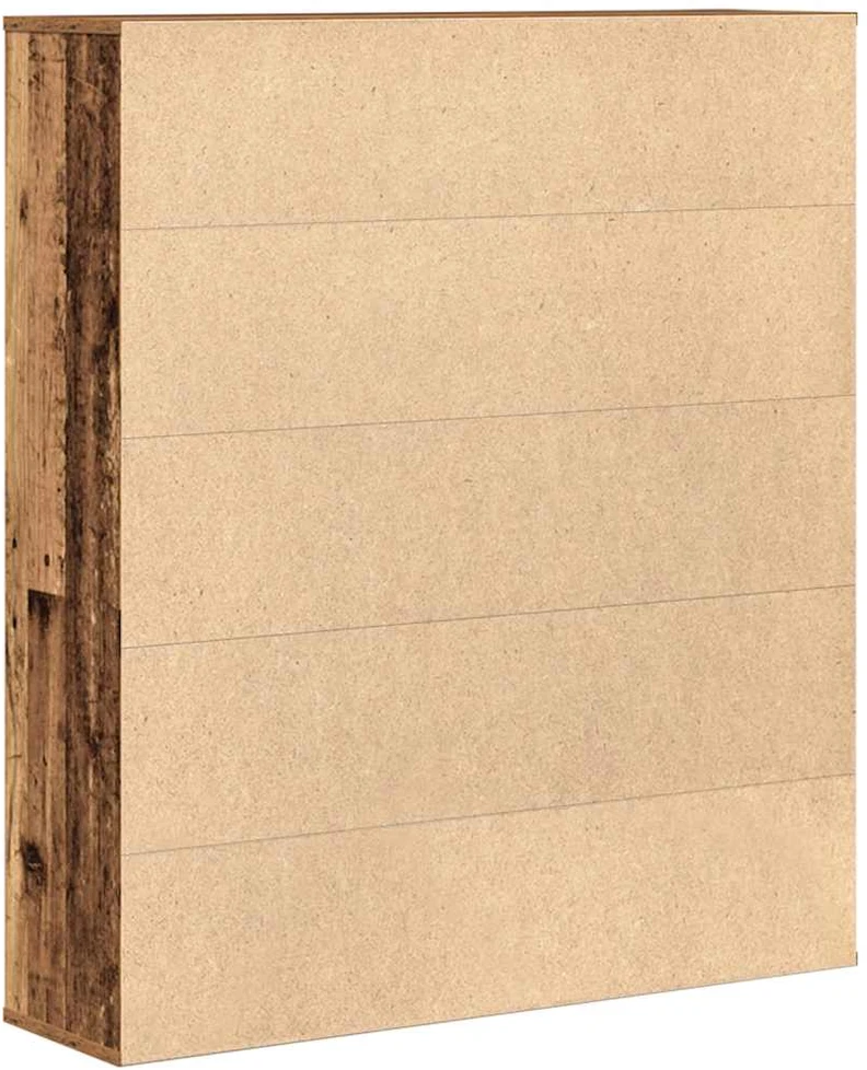 Knygų spinta, medienos, 89x24x101,5cm, apdirbta mediena