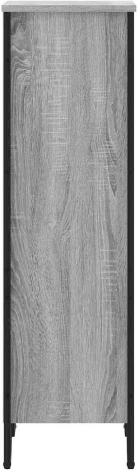 Knygų spinta, pilka ąžuolo, 50x31x106cm, apdirbta mediena