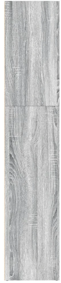 Knygų spinta, pilka ąžuolo, 80x30x152cm, apdirbta mediena