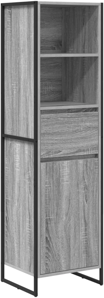 Knygų spinta Pilkas Sonoma 43 x 36 x 150.5 cm Apdirbta mediena
