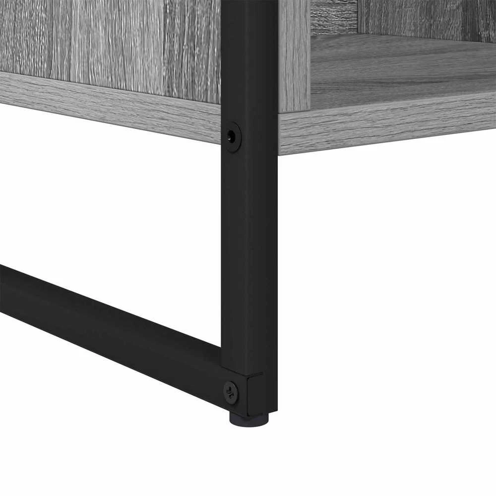 Knygų spinta 68 x 30 x 108.5 cm Apdirbta mediena Pilkas Sonoma