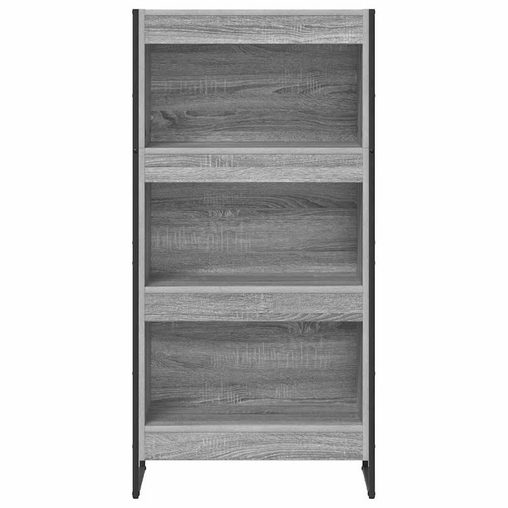 Knygų spinta 60 x 30 x 121 cm Apdirbta mediena Pilkas Sonoma