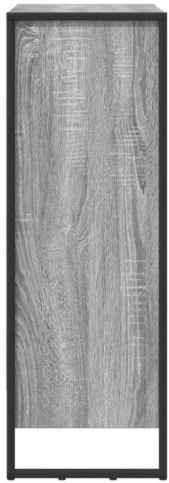 Knygų spinta 80 x 30 x 86,5 cm Apdirbta mediena Pilkas Sonoma