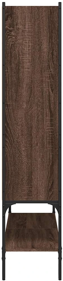 Knygų spinta, ruda ąžuolo, 102x30x141,5cm, apdirbta mediena