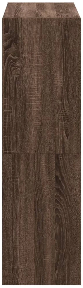 Knygų spinta, ruda ąžuolo, 102x32x108cm, apdirbta mediena