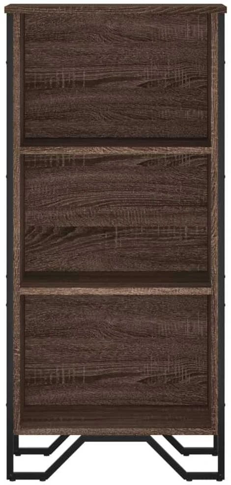 Knygų spinta, ruda ąžuolo, 50x31x106cm, apdirbta mediena