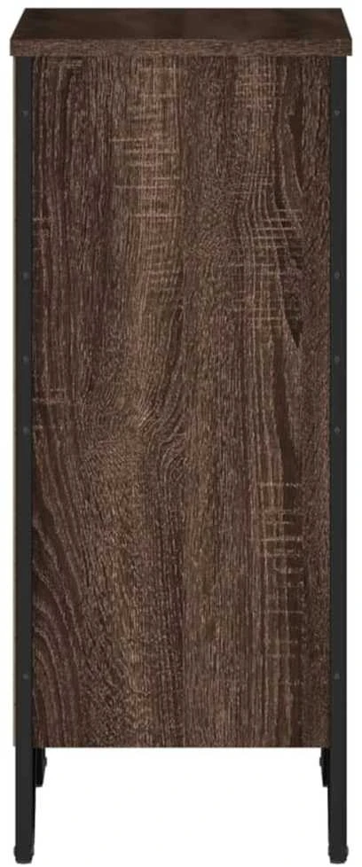 Knygų spinta, ruda ąžuolo, 50x31x74,5cm, apdirbta mediena