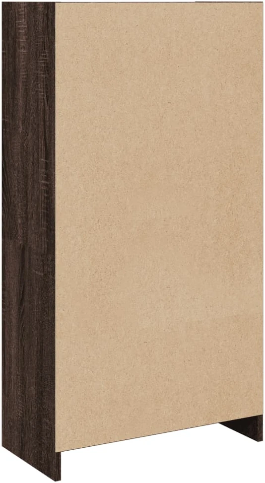 Knygų spinta, ruda ąžuolo, 57x28,5x107,5cm, apdirbta mediena