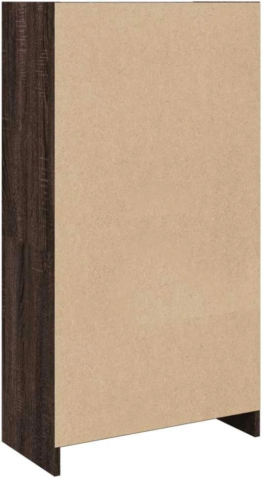 Knygų spinta, ruda ąžuolo, 57x28,5x107,5cm, apdirbta mediena