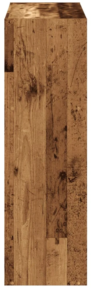 Knygų spinta, sendintos medienos, 102x32x102cm, mediena