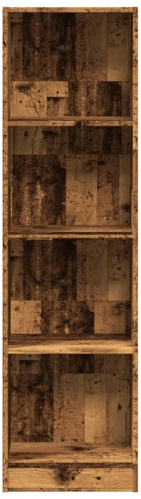 Knygų spinta, sendintos medienos, 40x24x143cm, apdirbta mediena