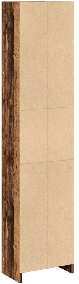 Knygų spinta, sendintos medienos, 40x24x176cm, apdirbta mediena