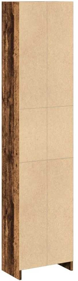 Knygų spinta, sendintos medienos, 40x24x176cm, apdirbta mediena