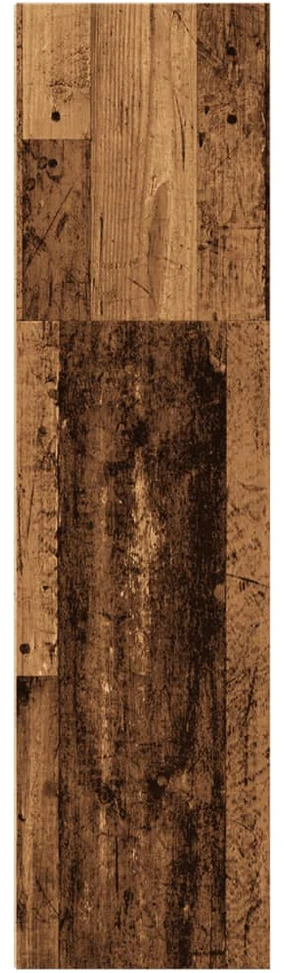 Knygų spinta, sendintos medienos, 40x30x114cm, apdirbta mediena