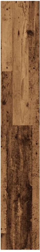 Knygų spinta, sendintos medienos, 40x30x189cm, apdirbta mediena