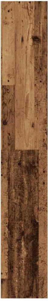 Knygų spinta, sendintos medienos, 40x30x189cm, apdirbta mediena
