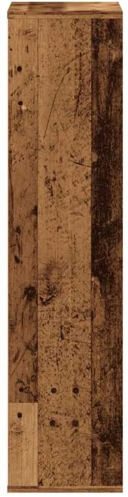 Knygų spinta, sendintos medienos, 50x25x105cm, apdirbta mediena