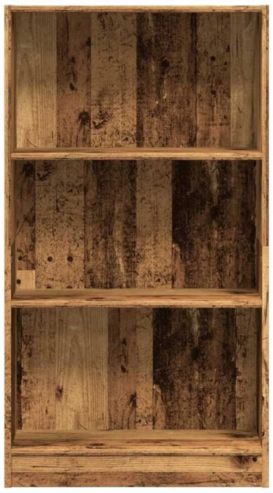 Knygų spinta, sendintos medienos, 60x24x109cm, apdirbta mediena