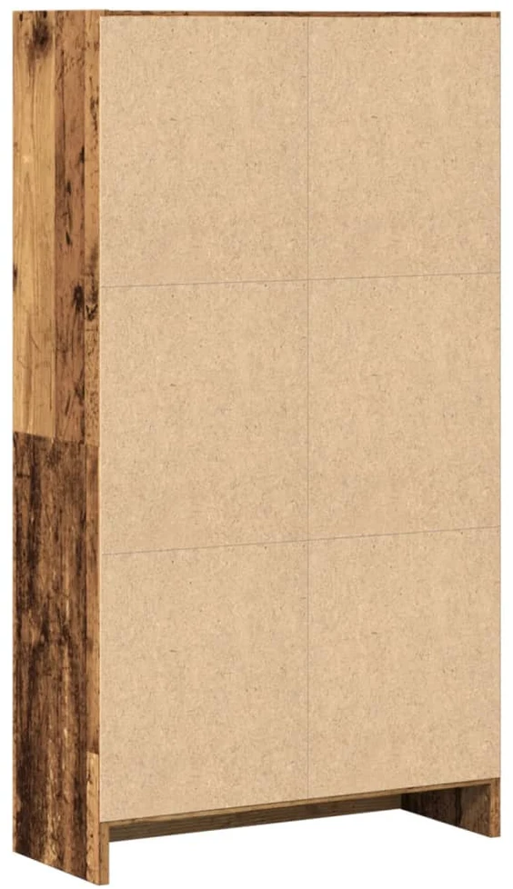 Knygų spinta, sendintos medienos, 60x24x109cm, apdirbta mediena