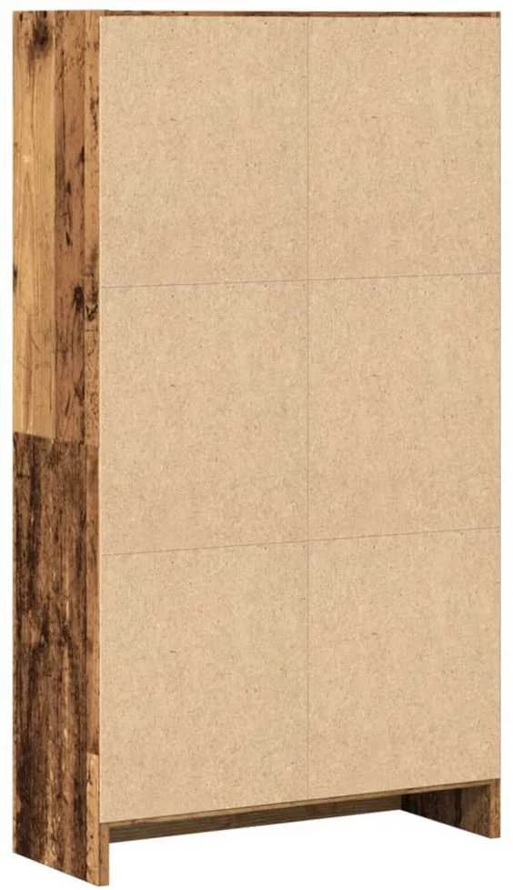 Knygų spinta, sendintos medienos, 60x24x109cm, apdirbta mediena
