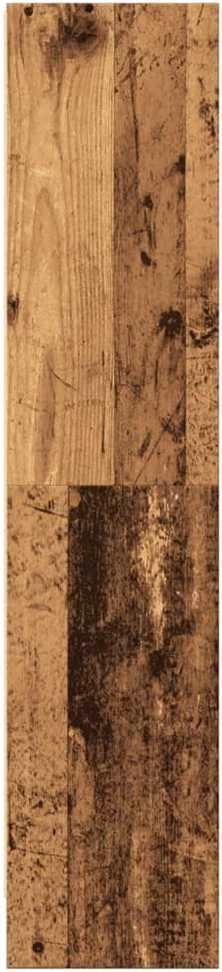Knygų spinta, sendintos medienos, 60x24x109cm, apdirbta mediena
