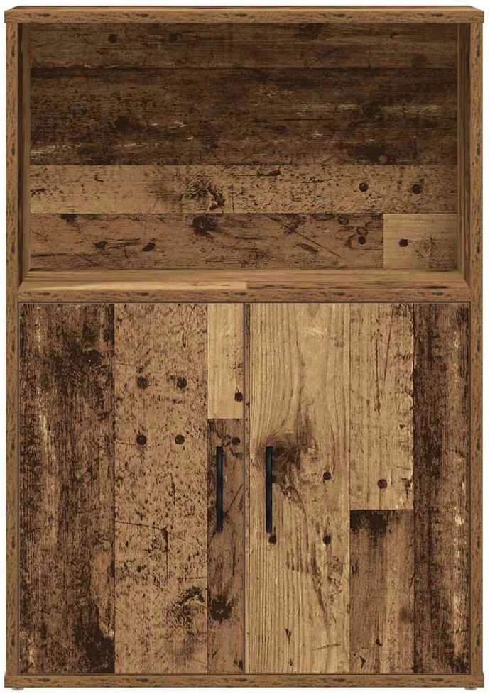 Knygų spinta, sendintos medienos, 60x24x85cm, apdirbta mediena