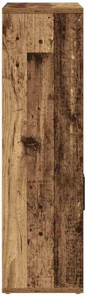 Knygų spinta, sendintos medienos, 60x24x85cm, apdirbta mediena