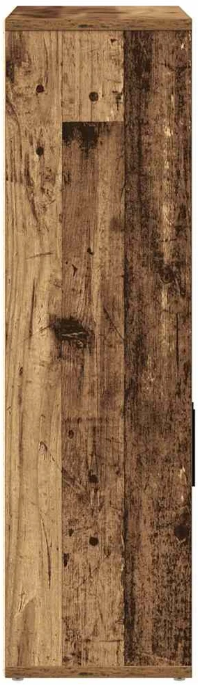 Knygų spinta, sendintos medienos, 60x24x85cm, apdirbta mediena