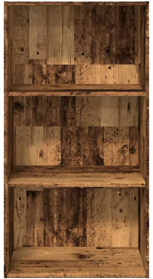 Knygų spinta, sendintos medienos, 60x30x114cm, apdirbta mediena