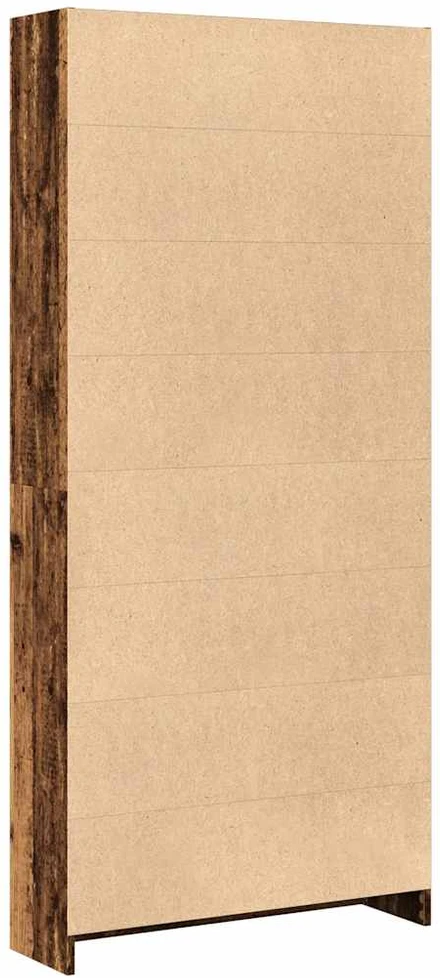 Knygų spinta, sendintos medienos, 80x24x176cm, apdirbta mediena