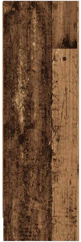 Knygų spinta, sendintos medienos, 80x24x76cm, apdirbta mediena