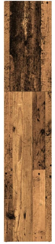 Knygų spinta, sendintos medienos, 80x30x152cm, apdirbta mediena