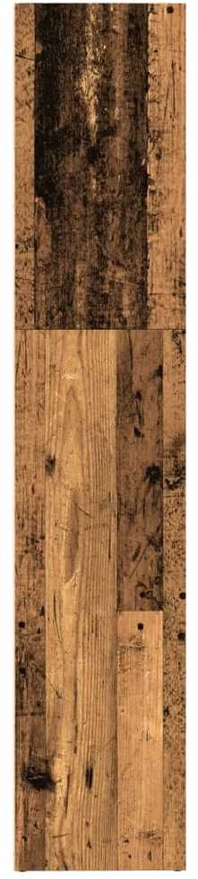 Knygų spinta, sendintos medienos, 80x30x152cm, apdirbta mediena