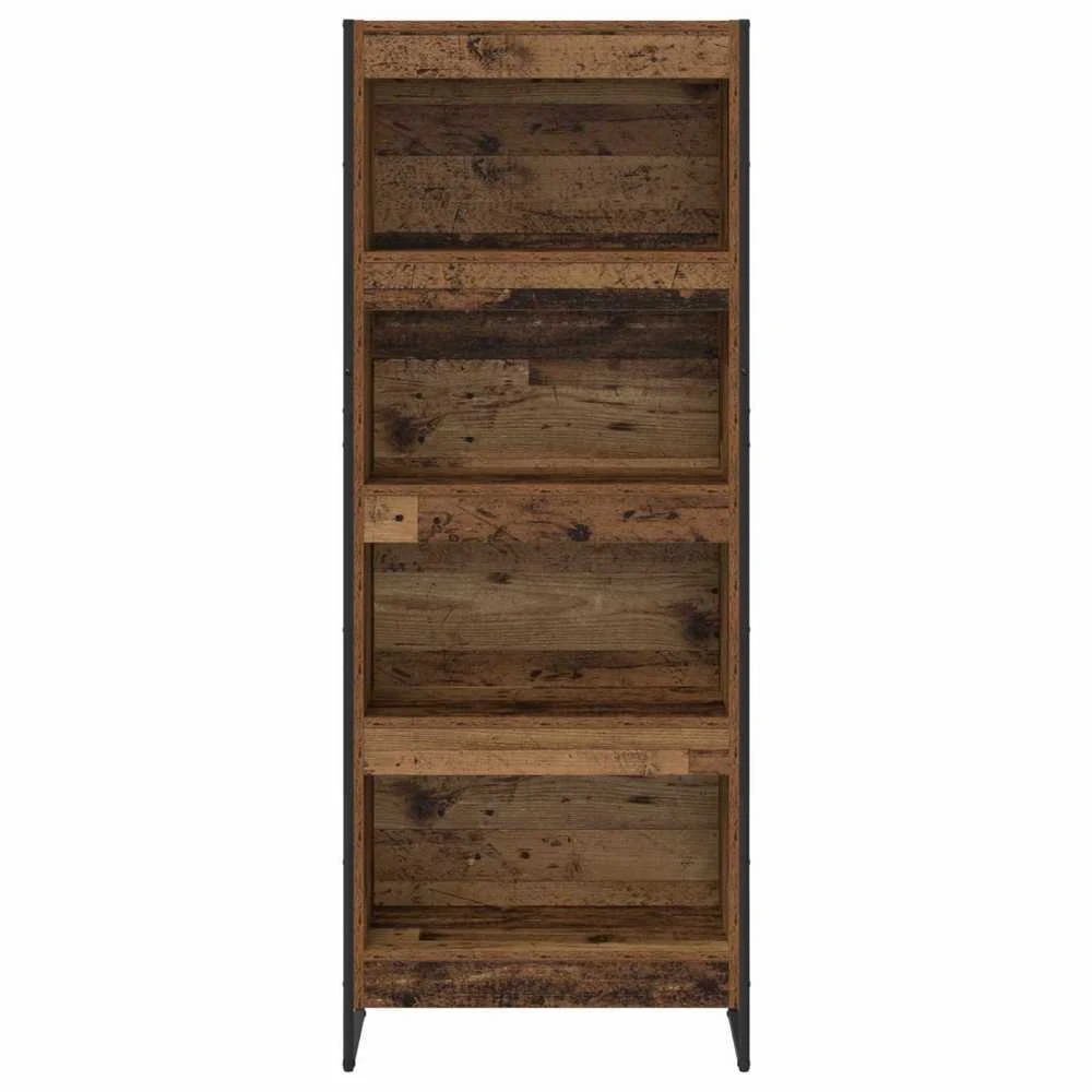 Knygų spinta 60 x 30 x 155 cm Apdirbta mediena Senovinis medis