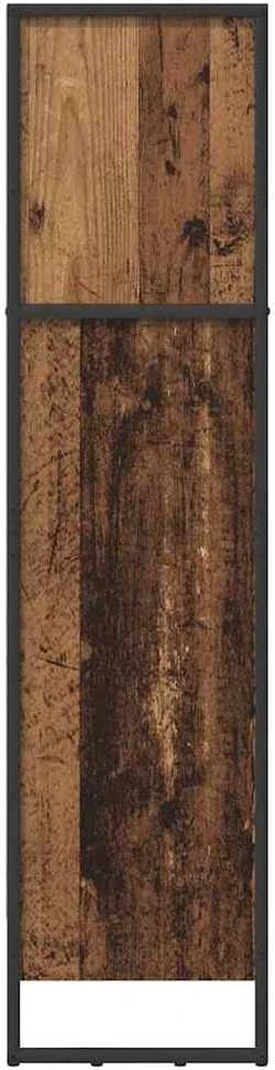 Knygų spinta 60 x 30 x 121 cm Apdirbta mediena Senovinis medis