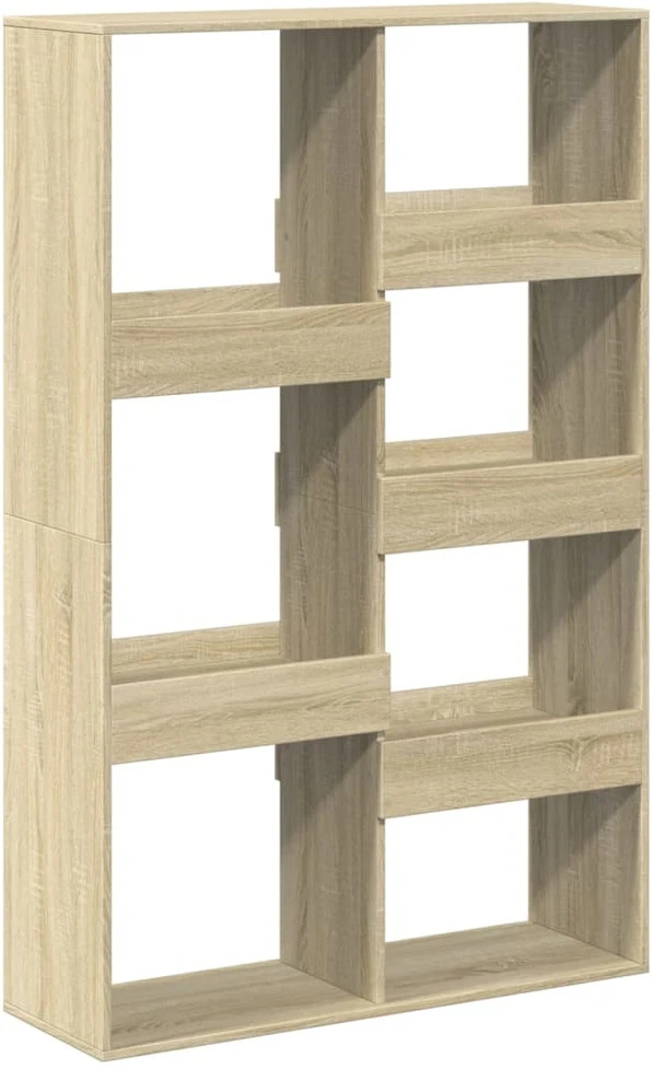 Knygų spinta, sonoma ąžuolo, 100x33x155,5cm, apdirbta mediena