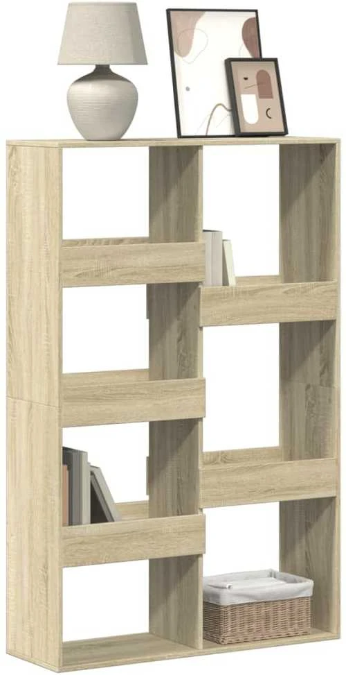 Knygų spinta, sonoma ąžuolo, 100x33x155,5cm, apdirbta mediena