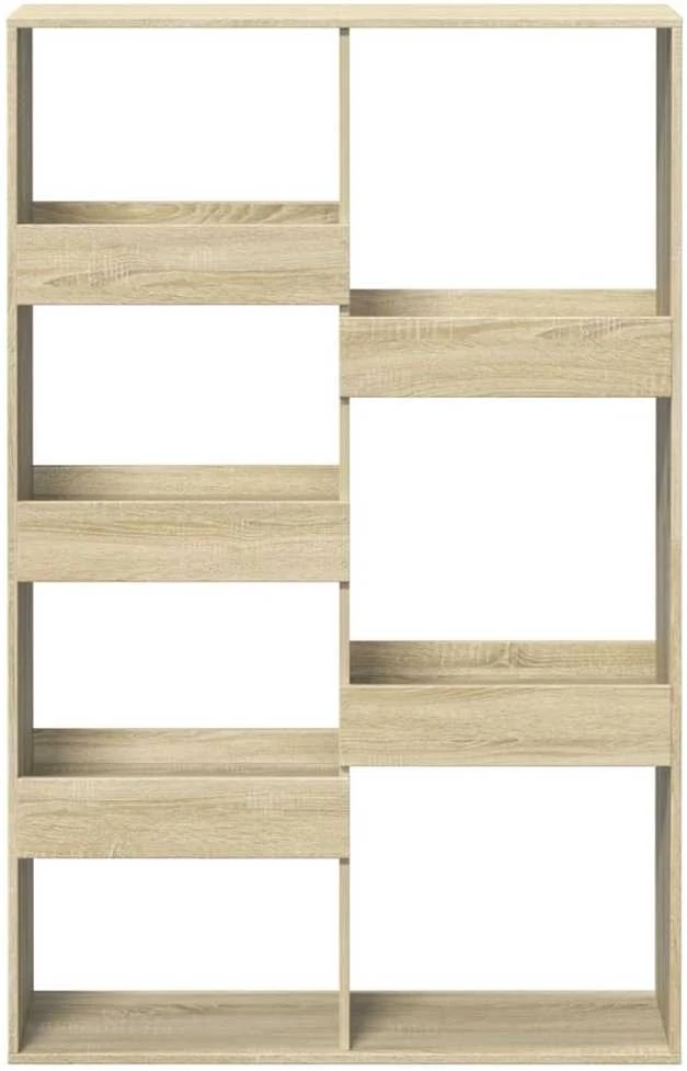 Knygų spinta, sonoma ąžuolo, 100x33x155,5cm, apdirbta mediena