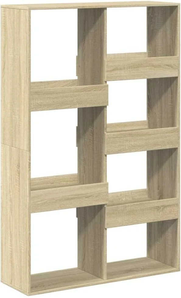 Knygų spinta, sonoma ąžuolo, 100x33x155,5cm, apdirbta mediena