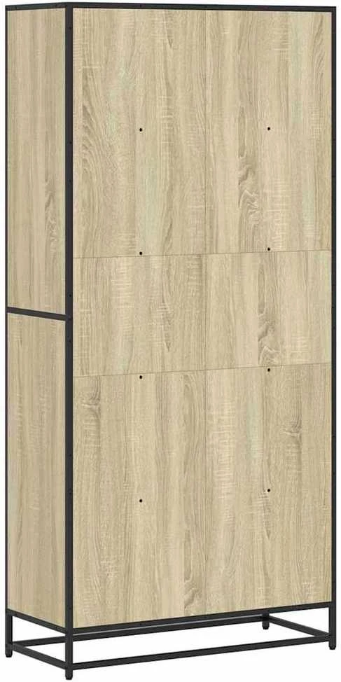 Knygų spinta, sonoma ąžuolo, 80,5x35x170,5cm, apdirbta mediena