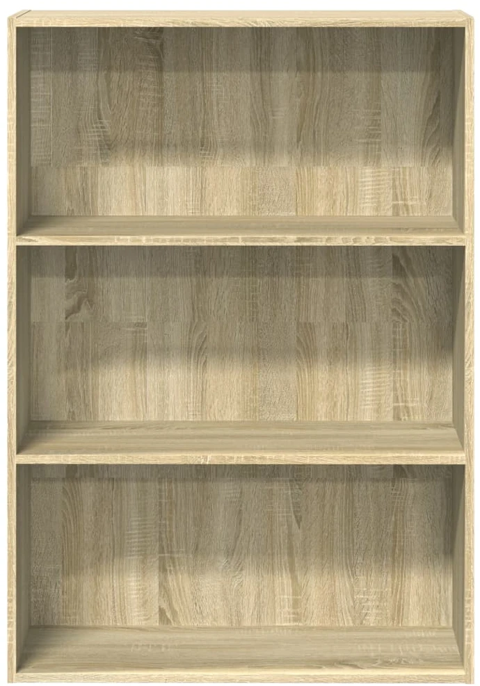 Knygų spinta, sonoma ąžuolo, 80x30x114cm, apdirbta mediena