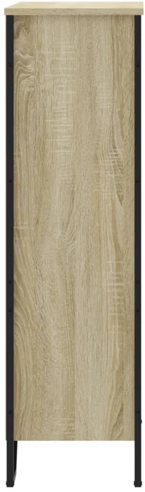 Knygų spinta, sonoma ąžuolo, 80x31x106cm, apdirbta mediena