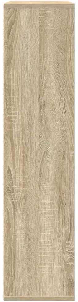 Knygų spinta, sonoma ąžuolo, 89x24x101,5cm, apdirbta mediena