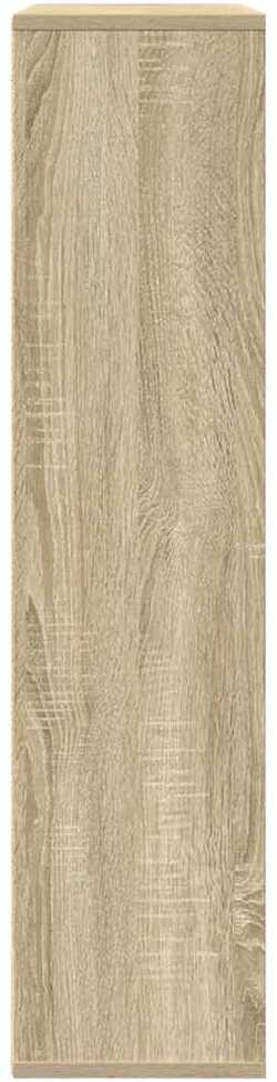 Knygų spinta, sonoma ąžuolo, 89x24x101,5cm, apdirbta mediena