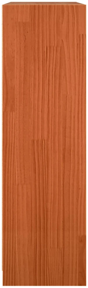 Knygų spinta Vaško ruda 104 x 33 x 110 cm Kietos pušies mediena