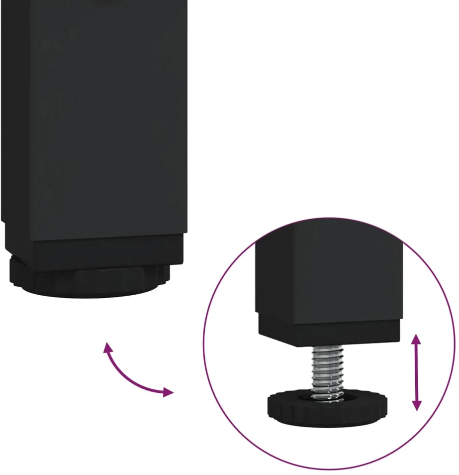 Knygų spintelė, dūminio ąžuolo, 100x33x100cm, mediena/plienas