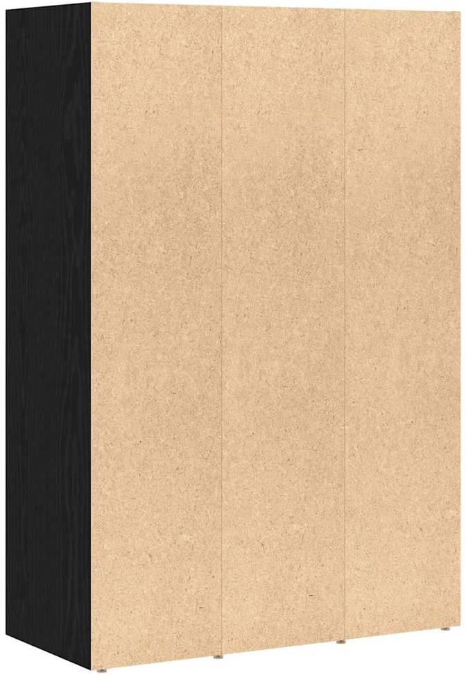 Knygų spintelė, juodo ąžuolo spalvos, 66x30x98cm, inžinerinė mediena